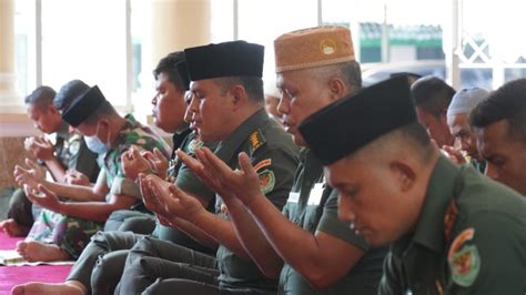 Peringati HUT RI Ke 77 Korem 061 Suryakancana Gelar Acara Doa Bersama