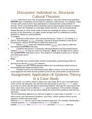 Wk 2 Disc 1 And Assgn 1 Instructions HUMN 6060 Docx Discussion