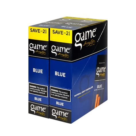 Game Cigarillos 2 Pk Blue Smokes And Vapes