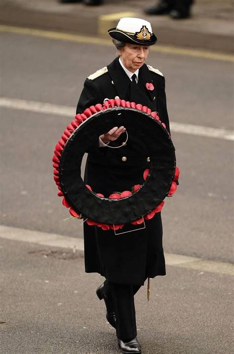 What do the medals on Princess Anne's uniform mean?