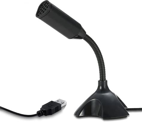 Mini USB Adjustable Desktop Microphone Compatible w/PC and Mac,Plug and Play Home Studio ...