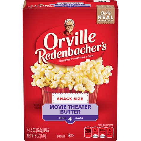 Orville Redenbacher S Gourmet Popping Corn Movie Theater Butter