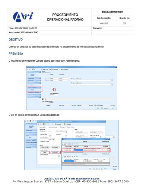 PDF POP Vinculação de Adiantamento R DOKUMEN TIPS