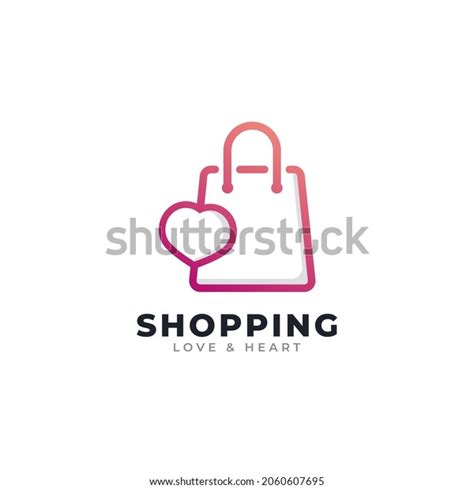 Love Shop Logo Design Template Element Stock Vector Royalty Free