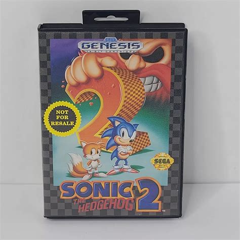 Mavin Sonic The Hedgehog Ii Sega Genesis Not For Resale Version Cib