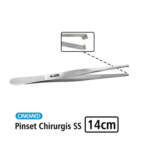 Pinset Chirurgis 14cm Stainless Steel Onemed Lazada Indonesia