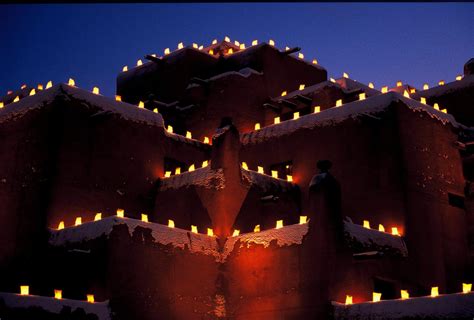 New Mexico Christmas Luminarias And Processions