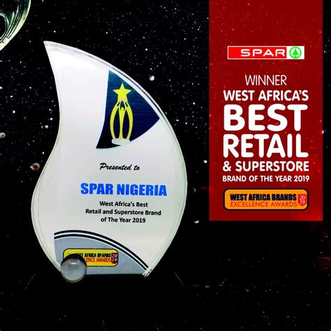 2019 Spar Wins Best Retail And Superstore Brand Business Nigeria