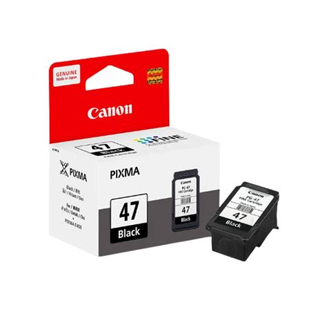 Canon PG 47 BK Pixma Genuine Ink Cartridge Black Berdaya