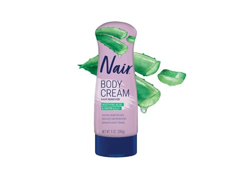 Nair Hair Remover Body Cream Soothing Aloe Water Lily Scent 9 Oz 255 G Ingredients And Reviews