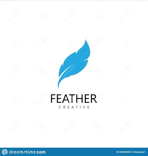 Plantilla Vectorial De Icono Del Logotipo De Plumas Ilustraci N Del