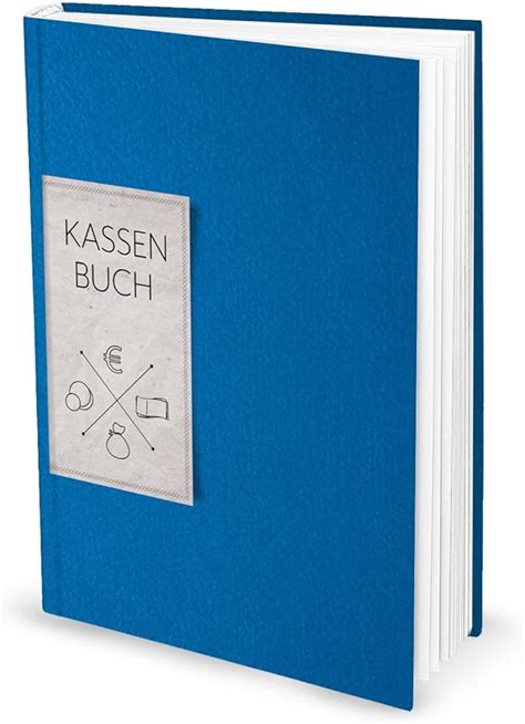 Logbuch Verlag Ordnungsgem Es Kassenbuch Din A Gro Blau Einnahmen