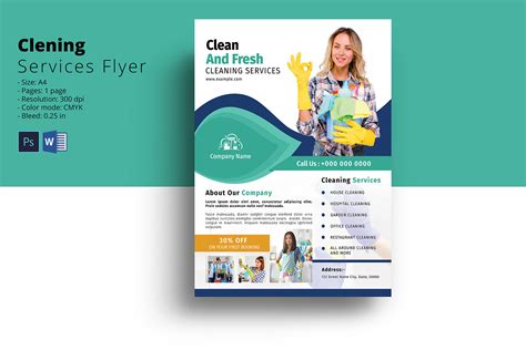 Cleaning Services Flyer | Flyer Templates ~ Creative Market