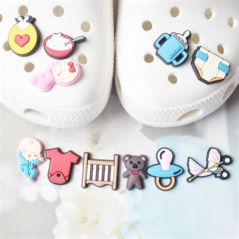 Crocs Jibbitz Pins Colorfully Baby Product DIY Shoes Charm Button