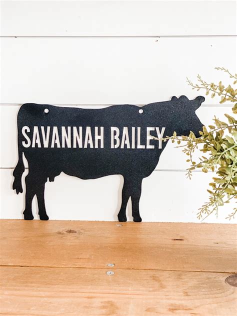 Livestock Exhibitor Name Sign For Show Dairy Heifer Show Dairy Heifer