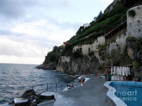 Pool in the Amalfi Santa Caterina Hotel Photograph by Tatyana Searcy | Fine Art America