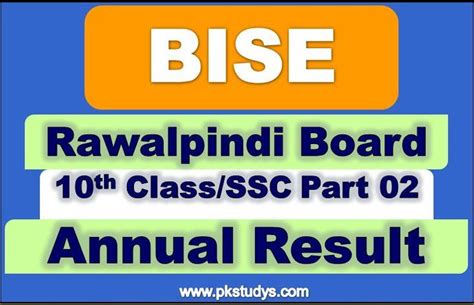 Bise Rawalpindi Board 10th Class Result 2022 Ssc Part 02 Artofit