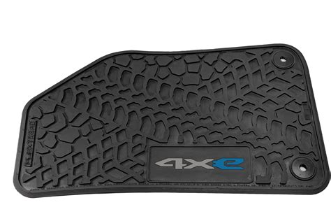 Jeep Floor Mats 21 24 Jeep 4xe 4 Piece Tire Treadscorched Earth Scene W 4xe Insert Flextread