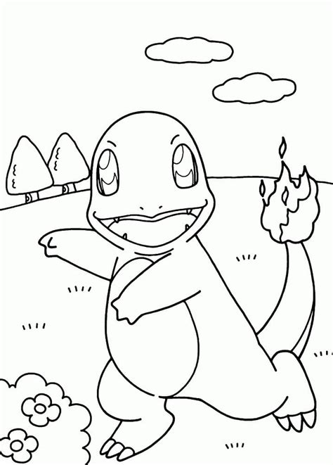 Coloriage Pokémon Salamèche Gratuit Pour Les Enfants télécharger et