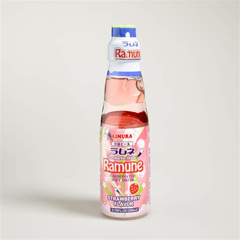 Ramune Fraise Boisson Pétillante Soft Epicerie Umai