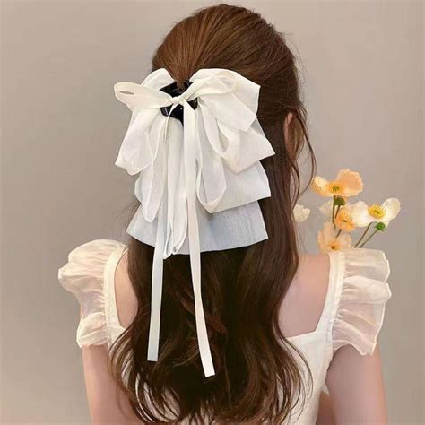 Cheap Ponytail Holder Y K For Women Bowknot Hair Clip Small Grab Clip