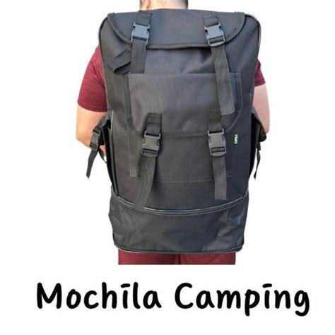 Mochila Grande De Lona Litros Viagem Passeio Motoboy Bolsa Camping