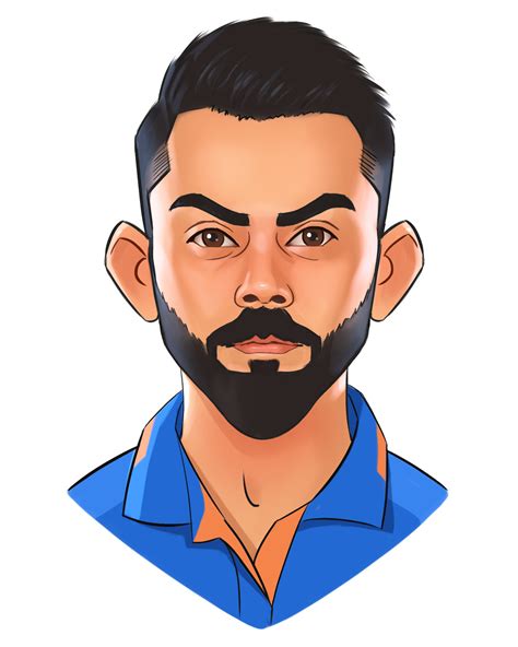 Artstation Portrait Illustration Virat Kohli