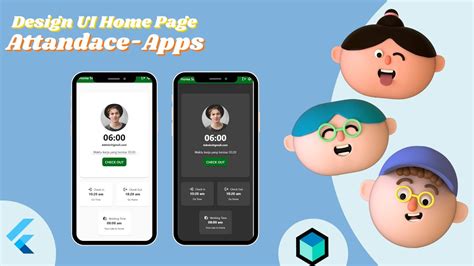 Design Ui Home Page Aplikasi Absensi Mobile Flutter Ui Flutter Bloc Youtube