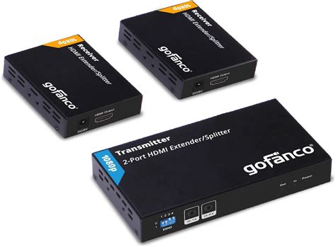 Gofanco Prophecy 1x2 HDMI Extender Splitter Full HD 1080p Over Cat5e