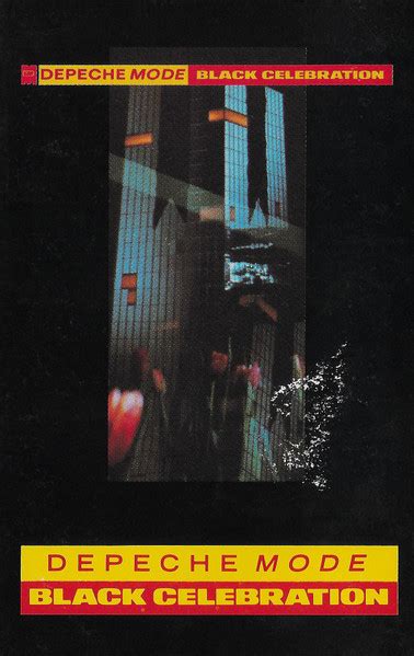 Depeche Mode Black Celebration 1986 Cassette Discogs