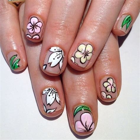 The Best Easy Flower Nail Art Designs For Beginners Ideas