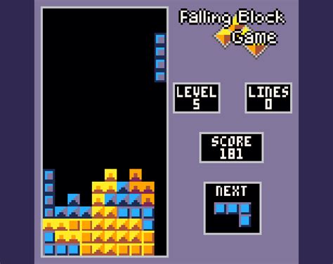 Falling Block Game By Jaredkrinke