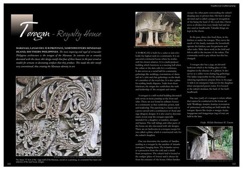 (PDF) orogan - Royalty House · Philippine architecture is the torogan of the Maranao. Its ...