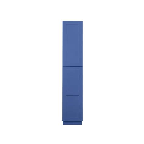 Blue Shaker 18 Pantry Utility Cabinet Nelson Cabinetry