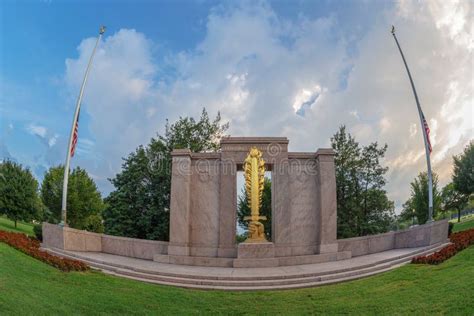 Second Division Memorial In Washington Dc Usa Stock Image Image Of