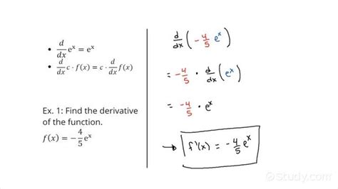 Differentiating Exponential Functions Using A Specific Rule Calculus