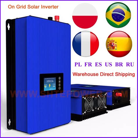 1kw 1000w Battery Discharge Mppt Solar Grid Tie Inverter With Limiter Sensor Dc22 65v45 90v Ac