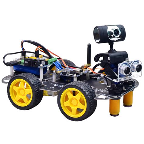 Probots Smart Rc 4 Wheel Drive Robot Car Chassis Kit Uno R3 Bluetooth Unassembled Diy Buy Online