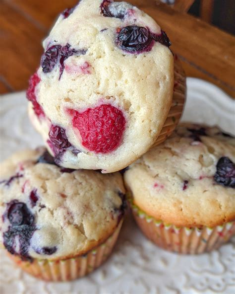 Best Lemon Blueberry And Raspberry Muffins Ever Tara Vander Dussen