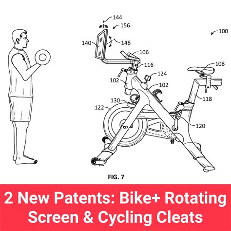 Peloton patent applications for rotating Bike+ screen, and new cycling cleat systems - Peloton Buddy