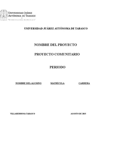 PDF Guia Para Elaborar Un Proyecto Comunitario DOKUMEN TIPS