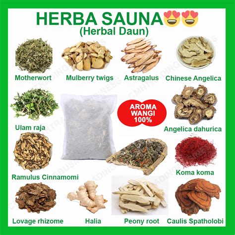 Uncang Herba Sauna Untuk Kurus Buang Toksik Angin Herbs Herbal Foot