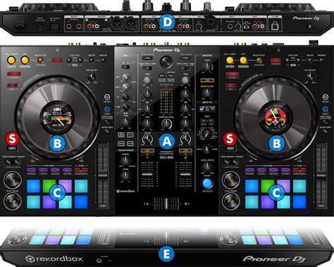 VirtualDJ - Hardware Manuals - Pioneer DJ - DDJ-800 - Layout