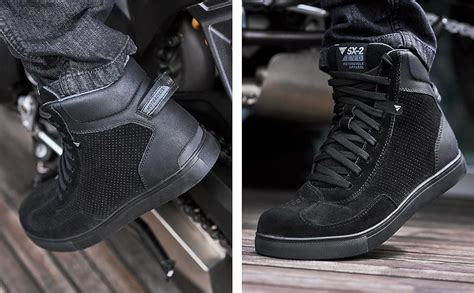 Amazon.com | SHIMA SX-2 EVO Motorcycle Shoes for Men - Breathable ...