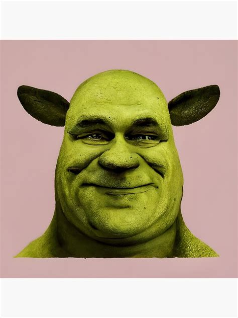 "Shrek In Real Life" Poster for Sale by SpoiledFox | Redbubble