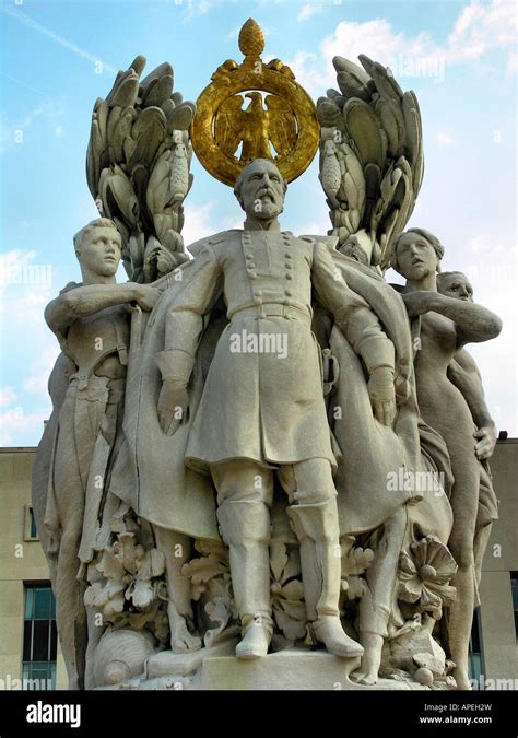 Gen. George G. Meade Statue on Constitution Ave., Washington, DC Stock ...