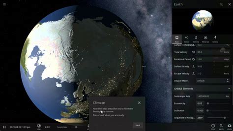 Universe Sandbox 2 Earth Climate Simulation Youtube