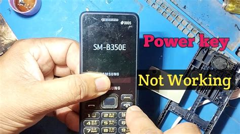 Samsung B E Power Key Not Working Solution Youtube