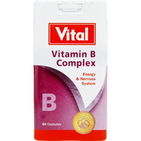 Vital Vitamin B Complex 60 Capsules Clicks