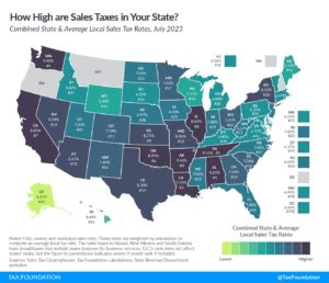 State and Local Sales Tax Rates, Midyear 2023